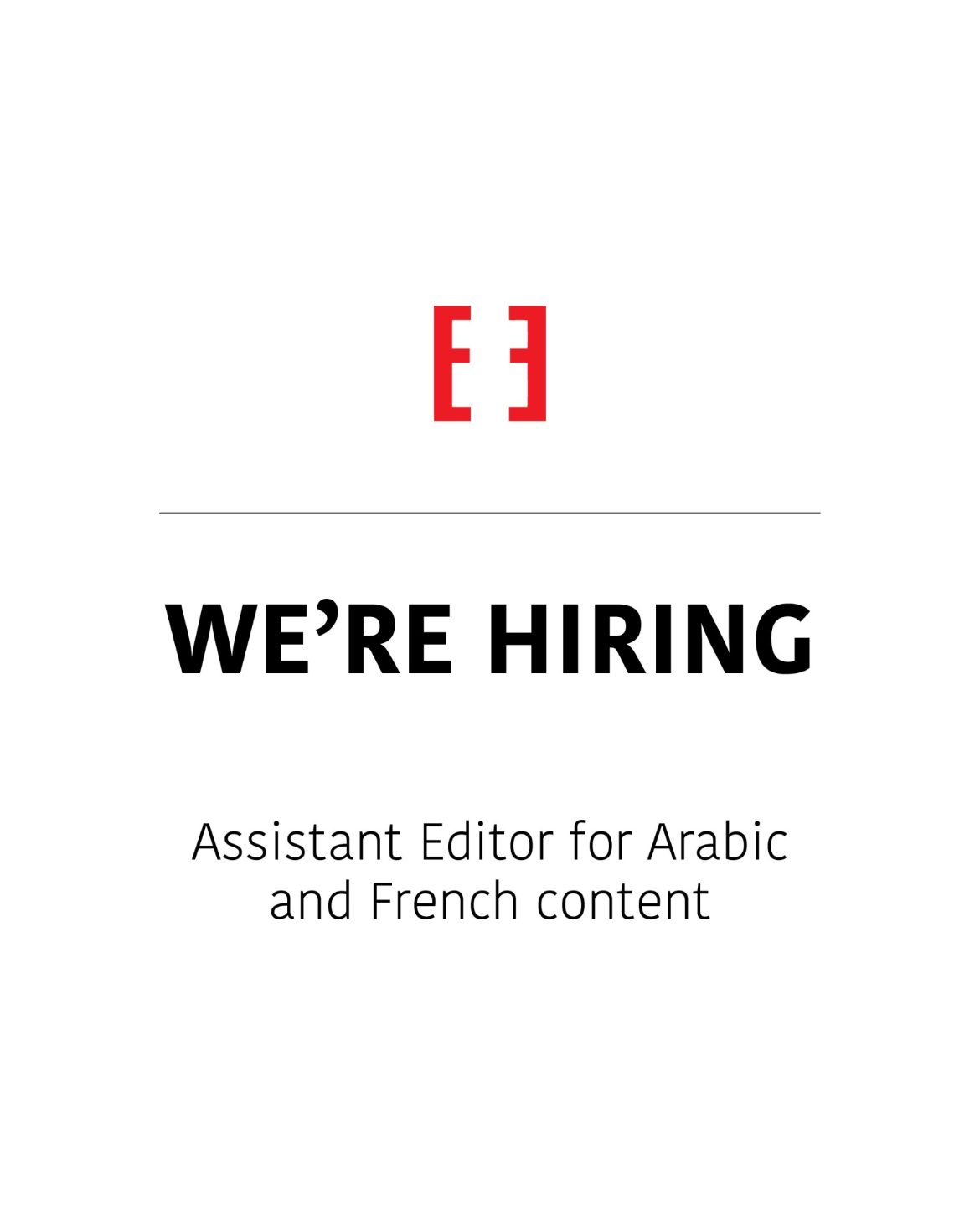 thumbnail_Assistant Editor for Arabic and French content